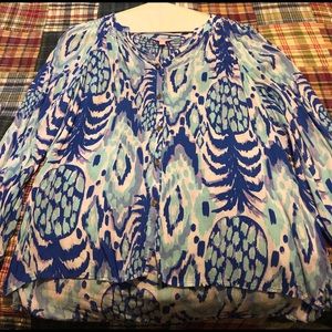 Lilly Pulitzer Button Down Elsa Top